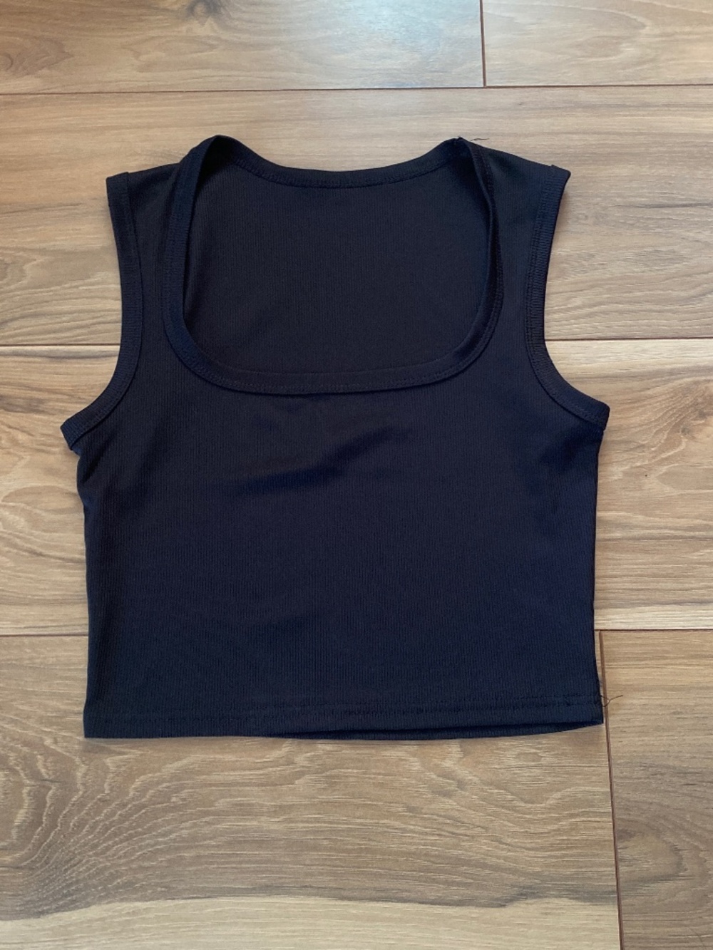 Black tank top